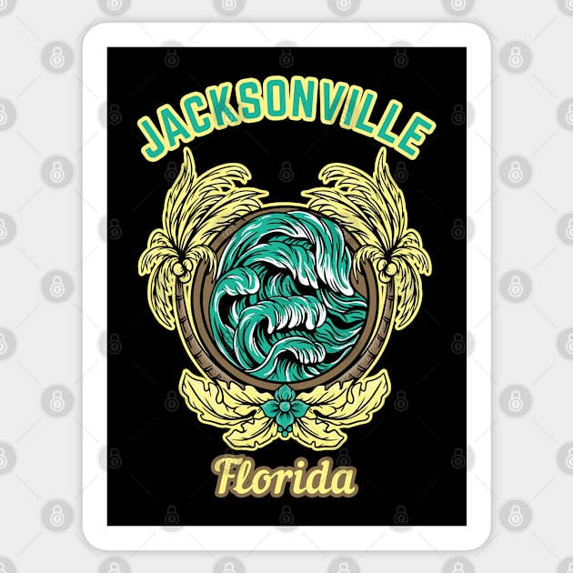 Jacksonville Sticker by LiquidLine